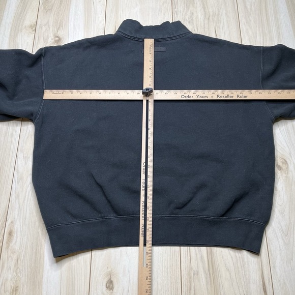 Fear of God Essentials Crewneck Relaxed Fit Black Mens Size Small Logo Authentic - Picture 13 of 16